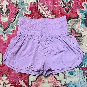 FP Movement by Free People High Waist Purple Shorts